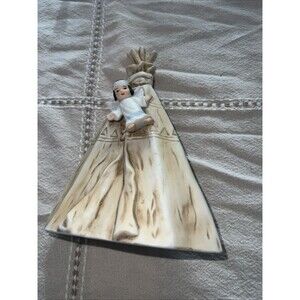 Gregory Perillo Sagebrush Kids Vague Shadows Angel Nativity Ceramic Teepee